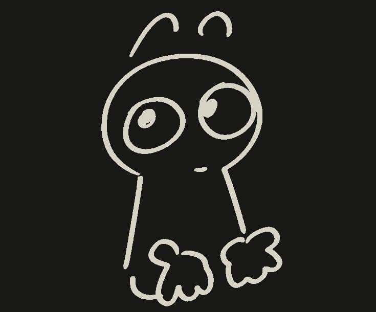 Enspire hand-drawn character logo